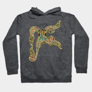 Illuminated Initial X Hoodie